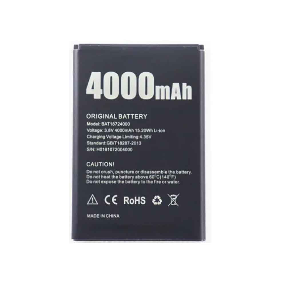 DOOGEE BAT18724000 Akku