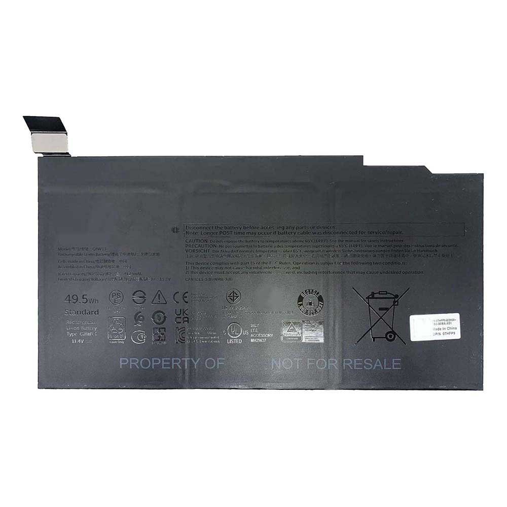 DELL G8W13 Notebook & Laptop Akkus