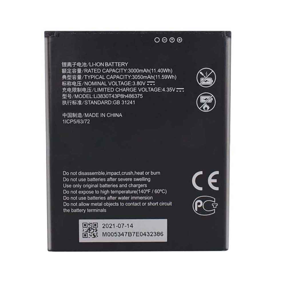 ZTE Li3830T43P8h486375 Akku