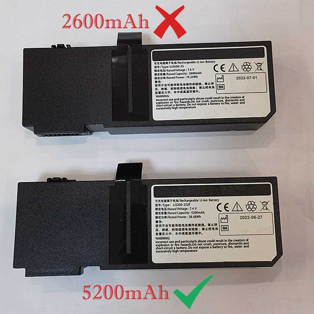 SINO Li2600-2S Akku