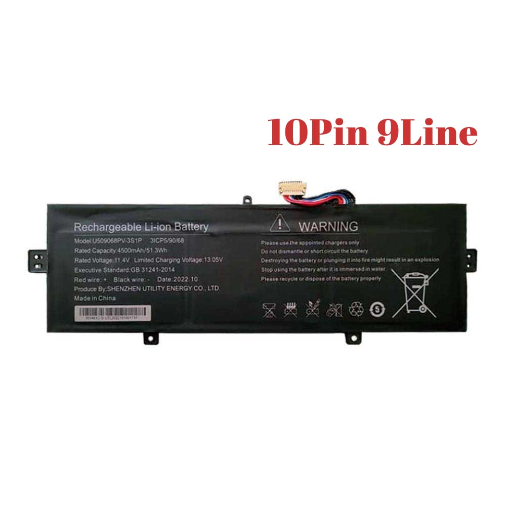 RTDPART U509068PV-3S1P Akku