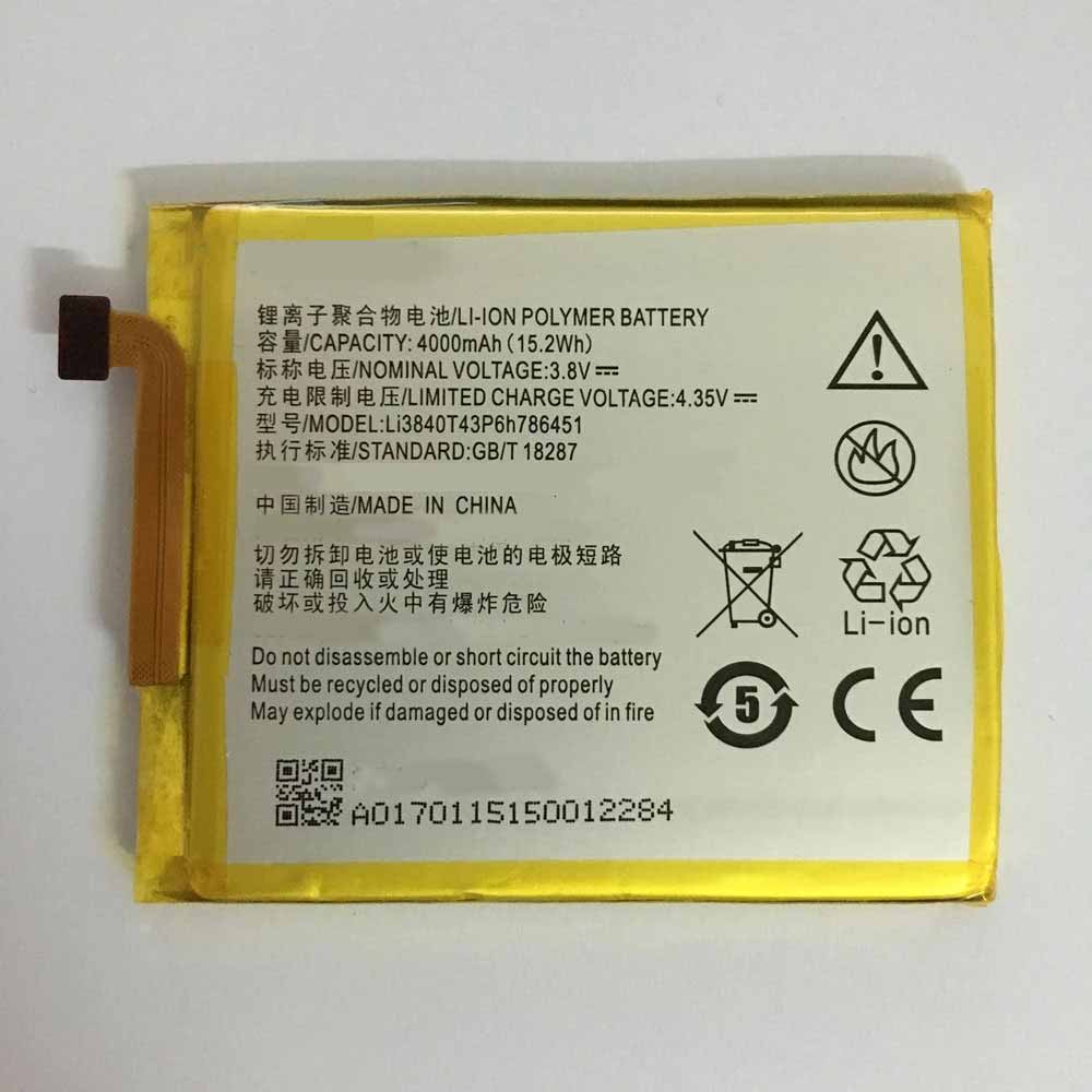 ZTE Li3840T43P6h786451 Akku